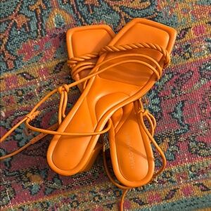 Marc Fisher Women's Orange Sandals